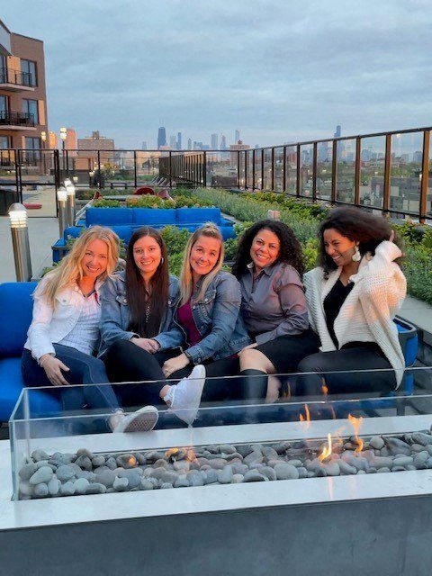 Fireplace Fun at Residences at Addison Clark Apartments, Chicago, IL, 60613